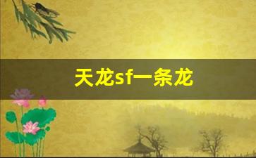 新天龙八部sf：天龙sf一条龙(天龙一条啥意思) (3)