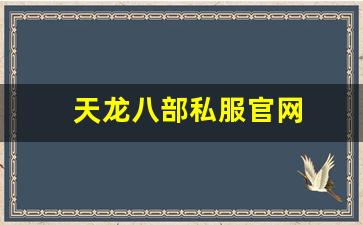 天龙八部私服官网