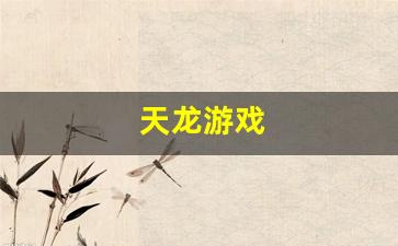 天龙游戏(天龙游戏币)